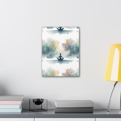 Peace Within Meditation Canvas Wall Art | Eco-Limited