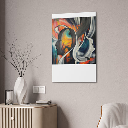 Abstract Expression Portrait Canvas | Eco-Limited