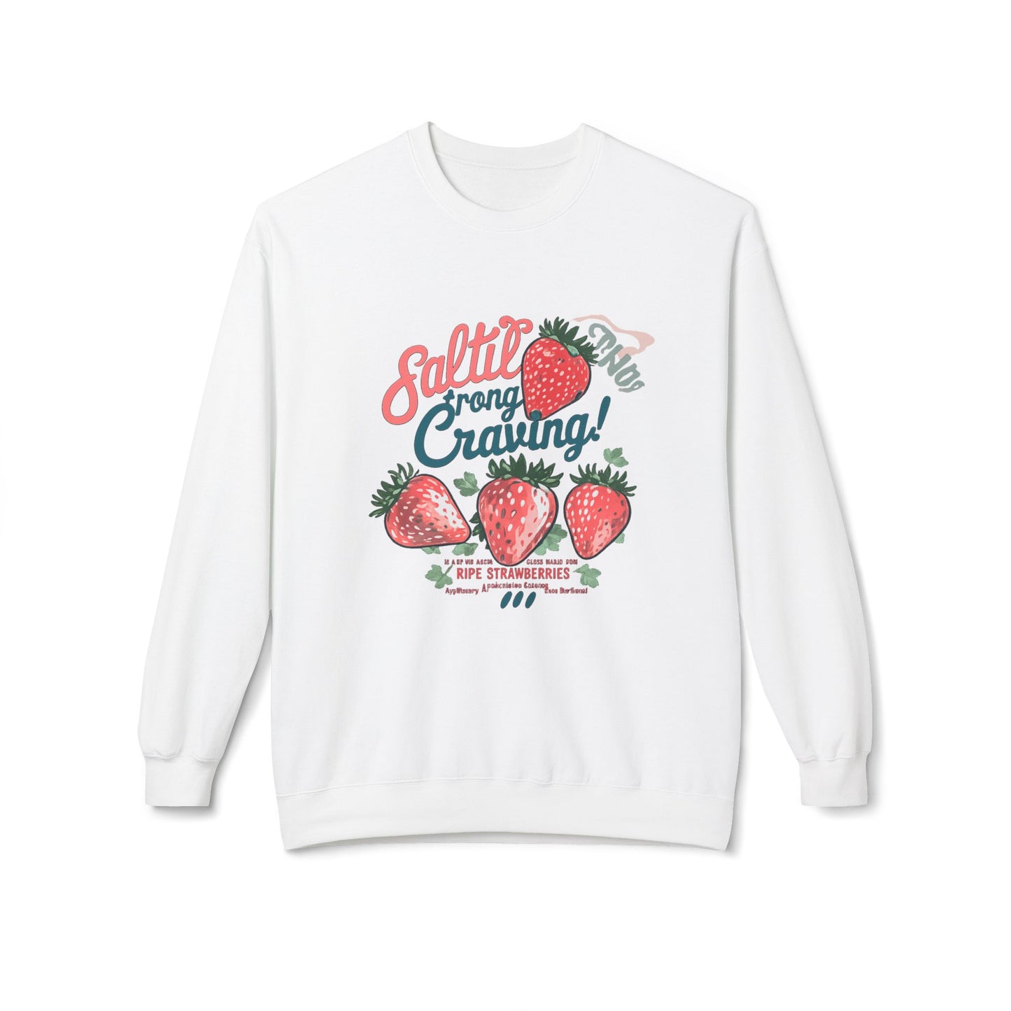 Salted Strong Craving Strawberry Graphic Sweater | Eco - Limited