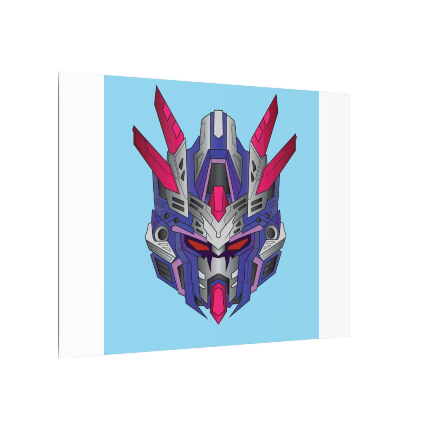 Mecha Warrior Helmet Organic Canvas