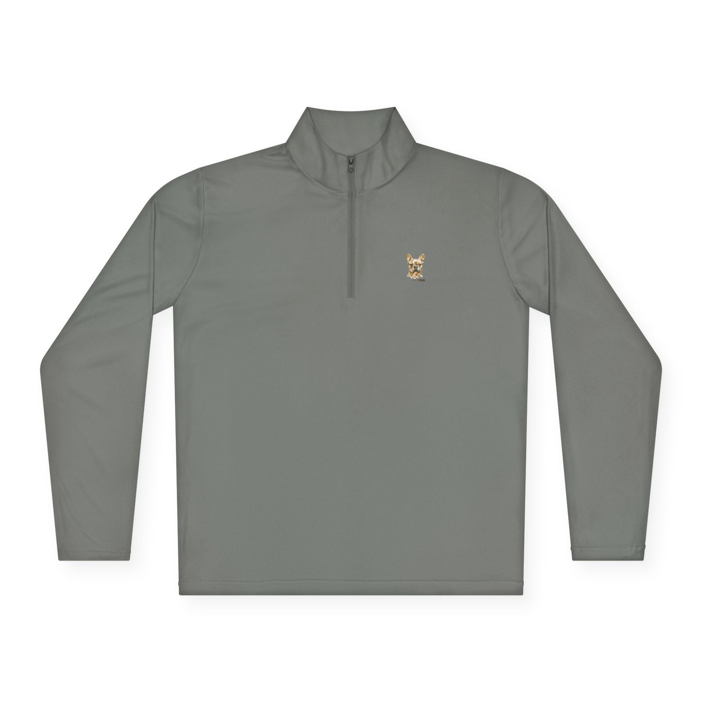 Frenchie Is My Friend Quarter Zip Pullover | Eco Limited