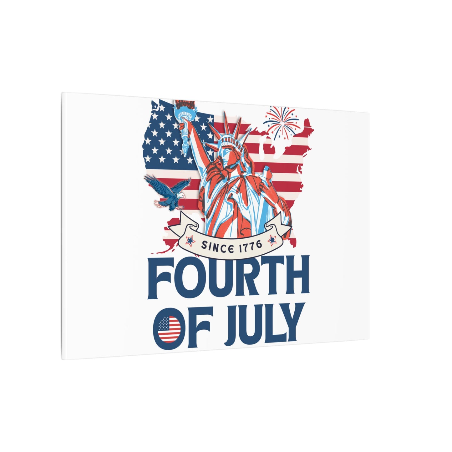 Fourth of July Canvas Wall Art