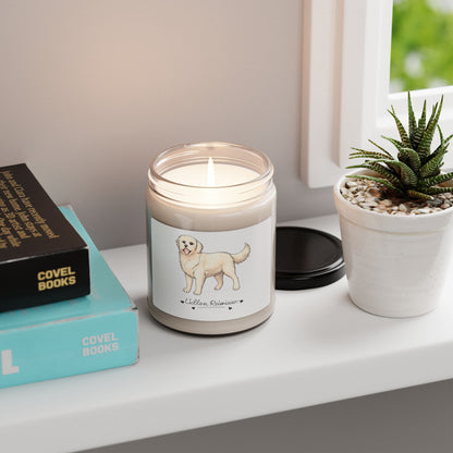 Golden Retriever Soy Organic Candle