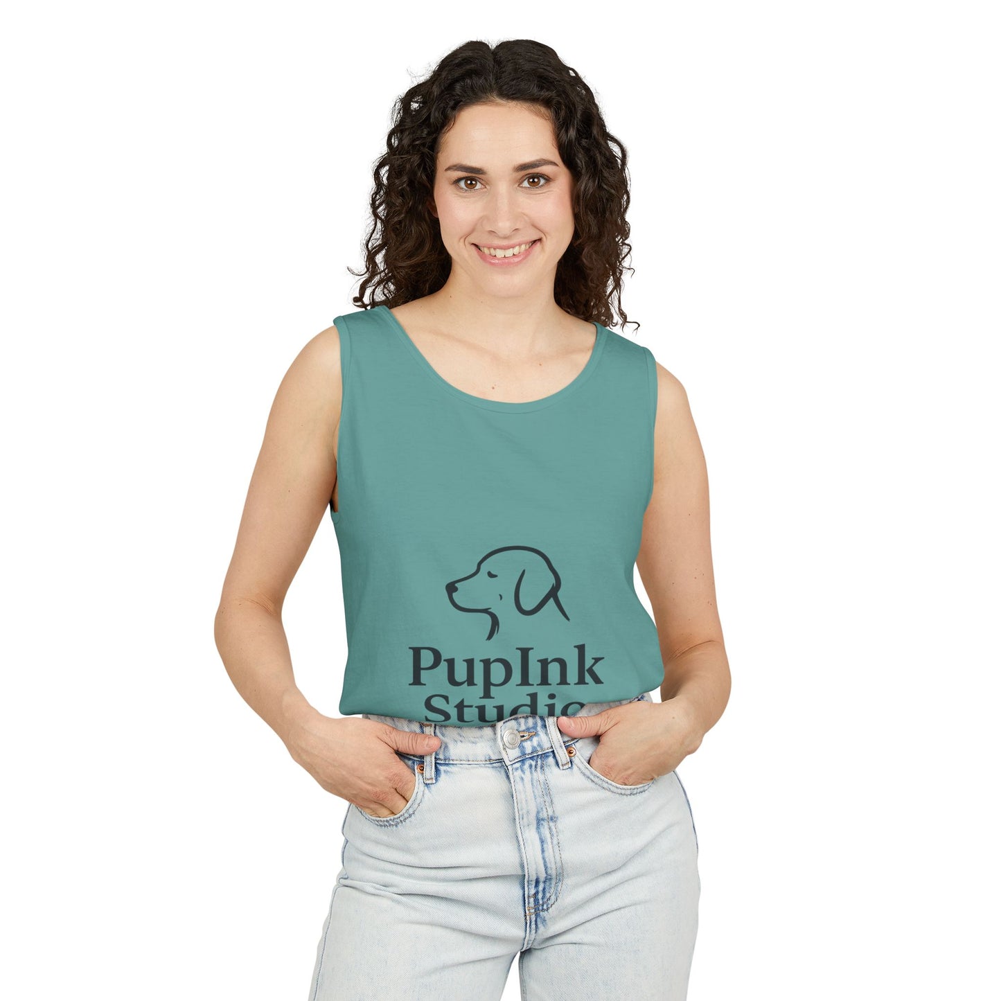 Playful Cat Soccer Art Tank Top | Eco-Limited
