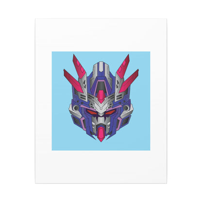 Mecha Warrior Helmet Organic Canvas