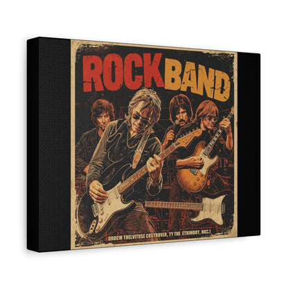 Rock Band Vintage Canvas Wall Art | Eco - Limited
