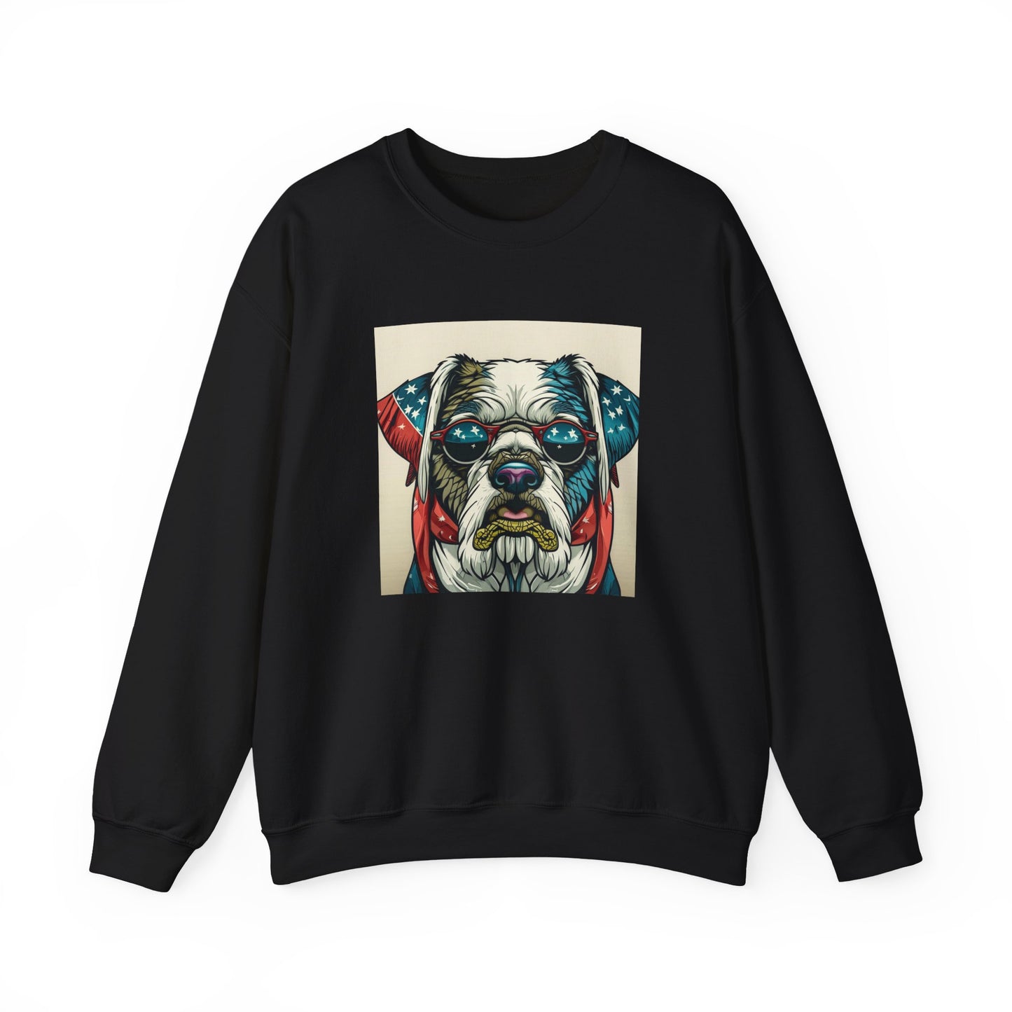 Patriot Dog Portrait Sweatshirt | Eco - Limited