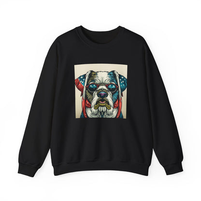 Patriot Dog Portrait Sweatshirt | Eco - Limited