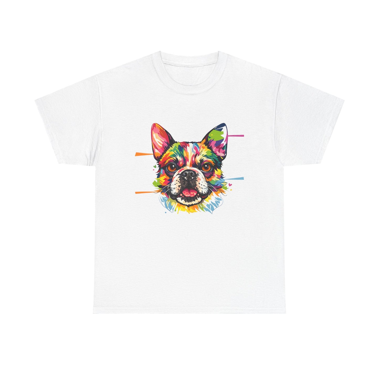 Colorful French Bulldog Art T-Shirt | Eco-Limited