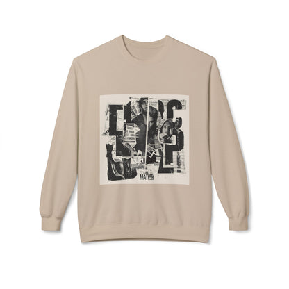 Life Matter Collage Graphic Sweater | Eco - Limited