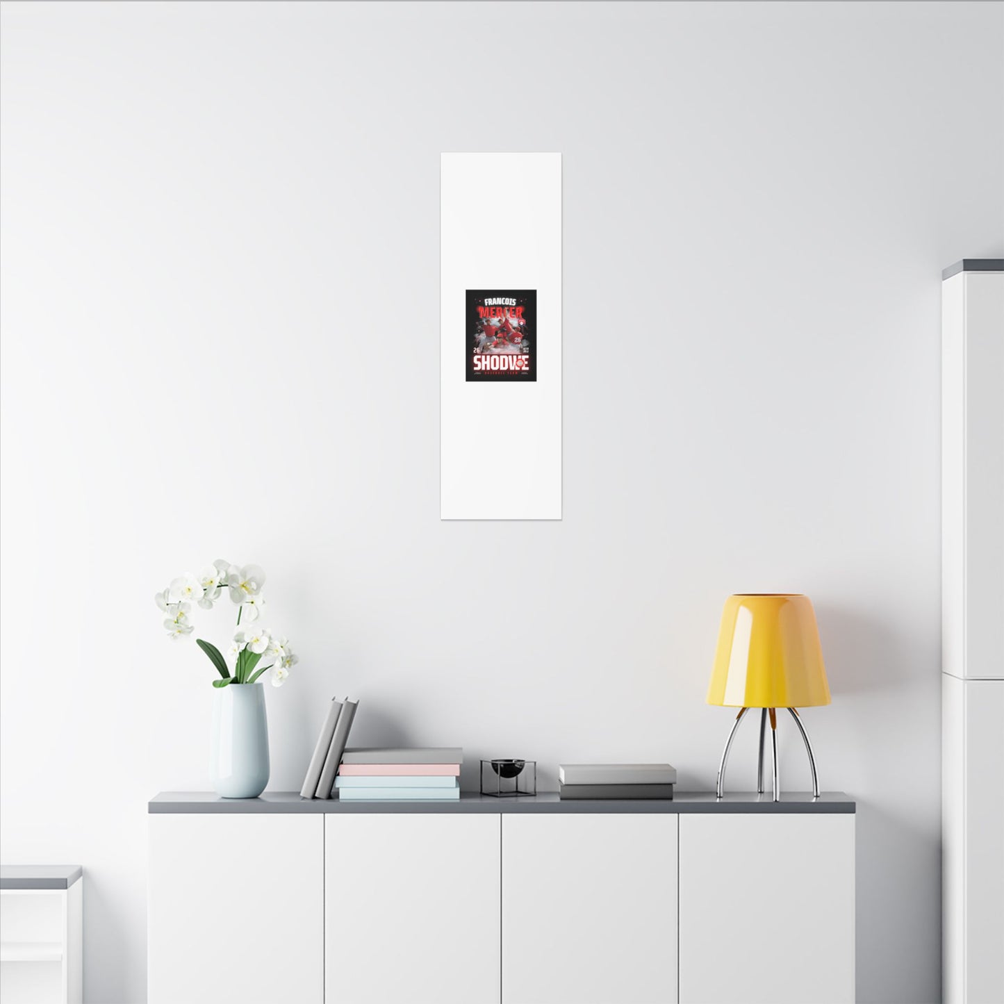 Baseball Team Player Poster