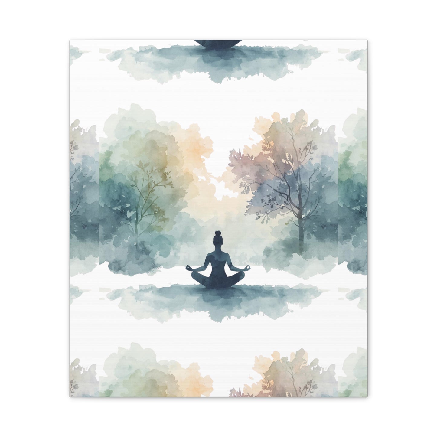 Peace Within Meditation Canvas Wall Art | Eco-Limited