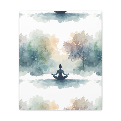 Peace Within Meditation Canvas Wall Art | Eco-Limited