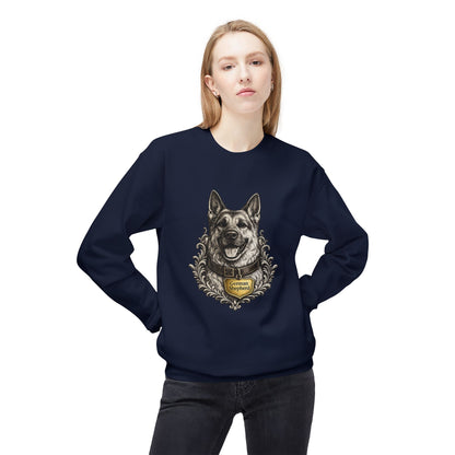 German Shepherd Ink Illustration Sweatshirt | Eco-Limited