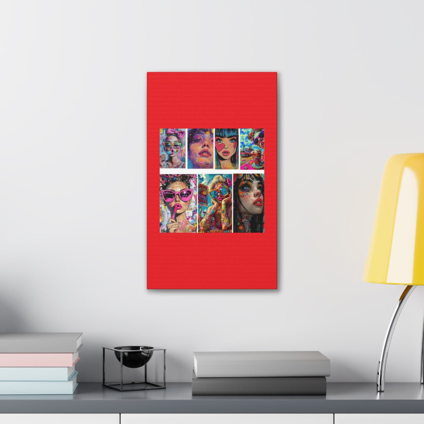 Pop Art Muse Canvas | Statement Wall Art