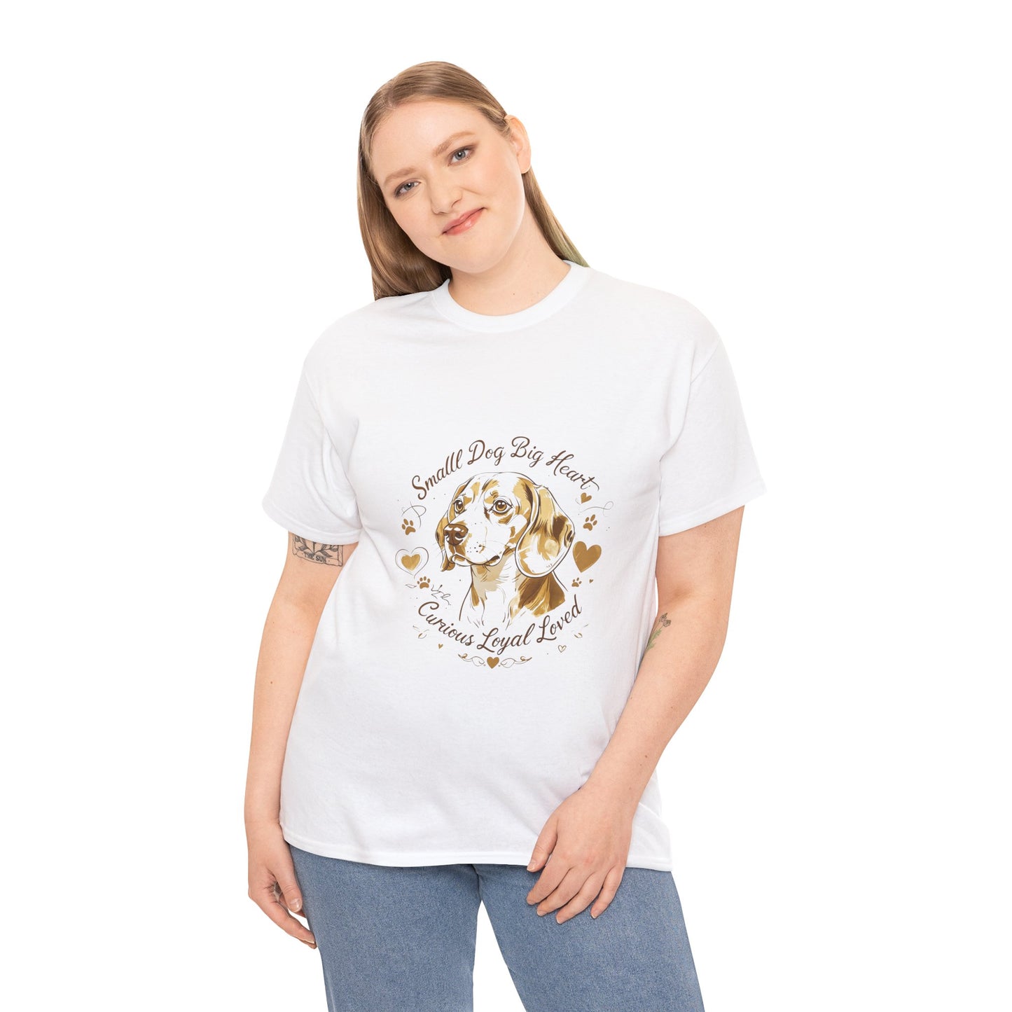 Beagle Small Dog Big Heart T-Shirt | Eco-Limited