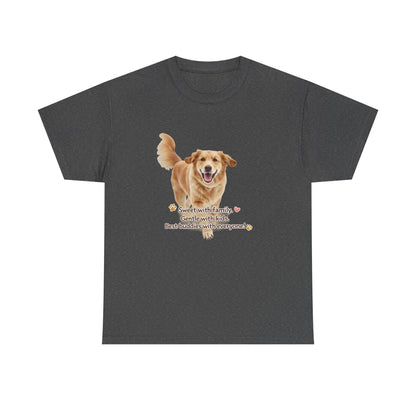 Golden Buddy Character T-Shirt | Eco-Limited