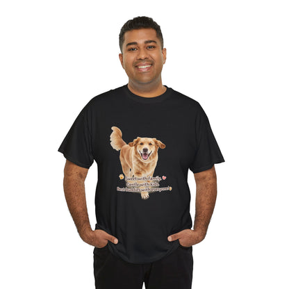 Golden Buddy Character T-Shirt | Eco-Limited