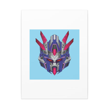 Mecha Warrior Helmet Organic Canvas