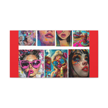 Pop Art Muse Canvas | Statement Wall Art