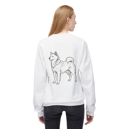 Korean Jindo Line Art Sweatshirt | Eco-Limited