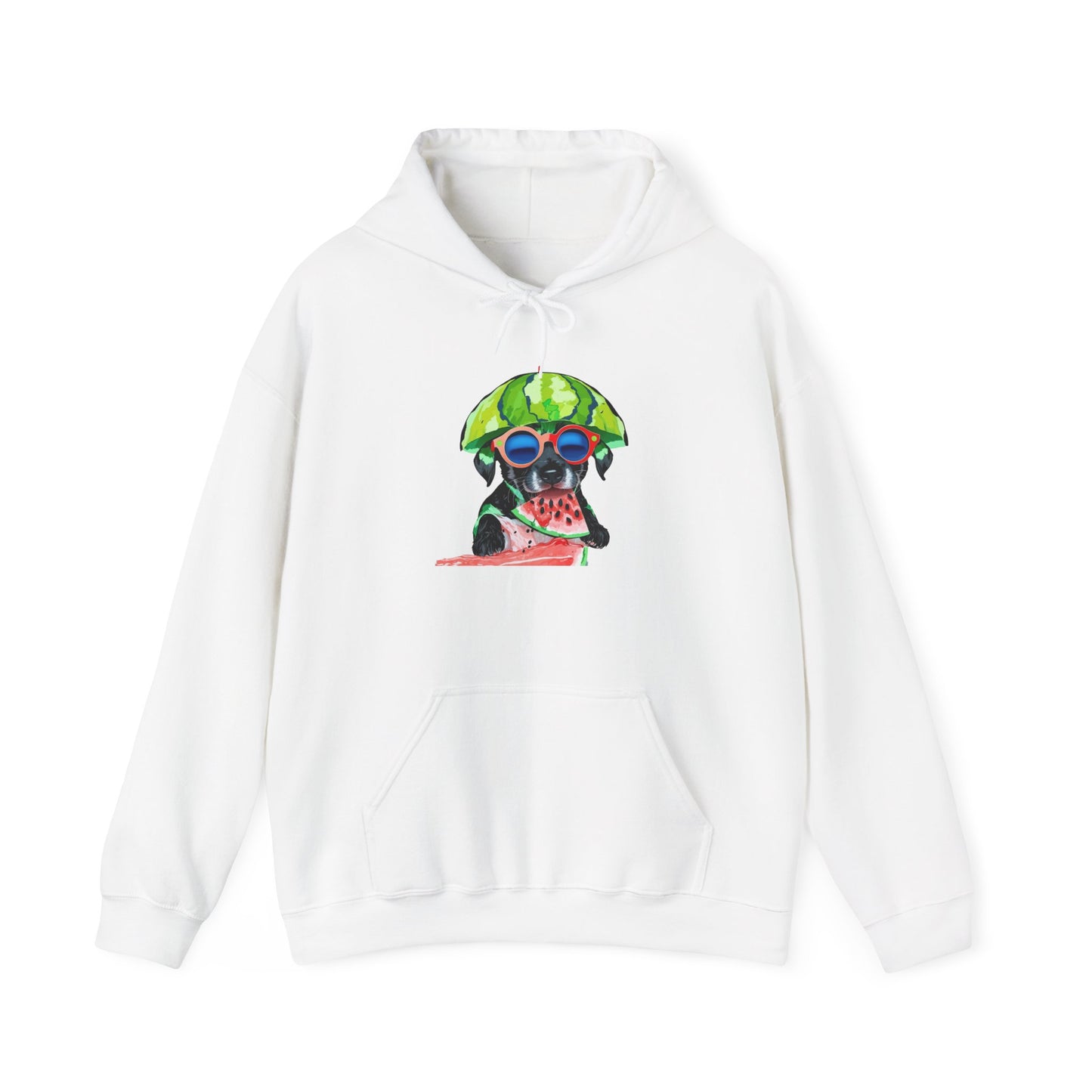 Cute Watermelon Pup Graphic Hoodie|Eco-Friendly - Limited