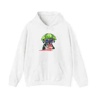 Cute Watermelon Pup Graphic Hoodie|Eco-Friendly - Limited