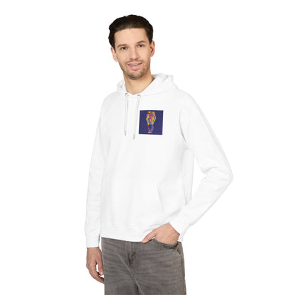 Organic Abstract Figure Art Hoodie | Eco-Limited