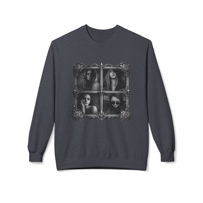 Framed Silence Portrait Sweatshirt | Eco-Limited