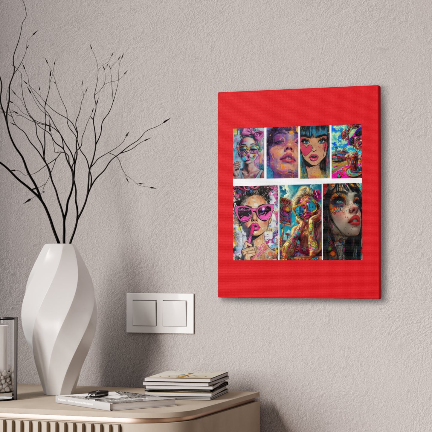 Pop Art Muse Canvas | Statement Wall Art