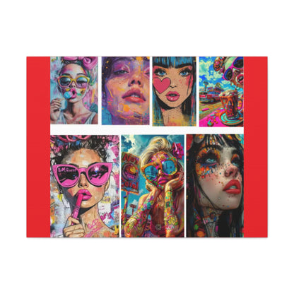 Pop Art Muse Canvas | Statement Wall Art