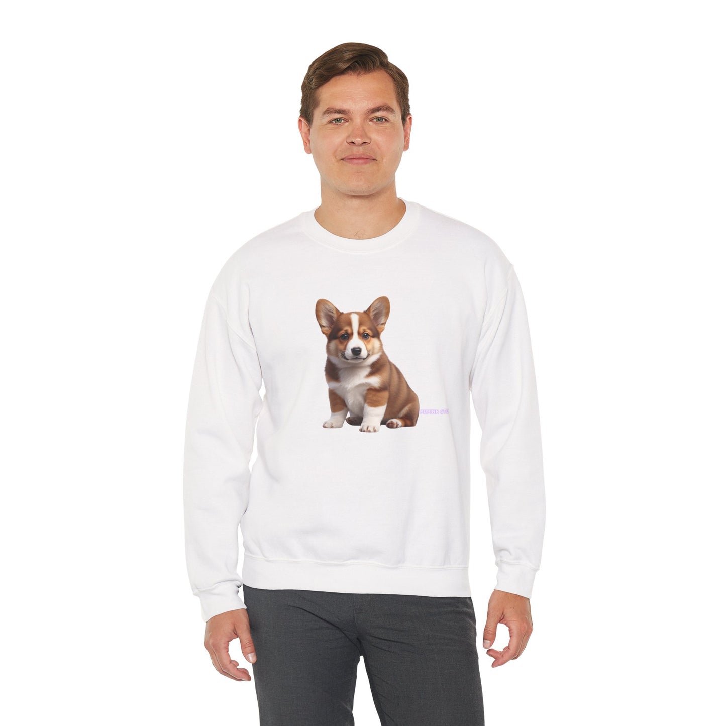 Corgi Puppy Graphic Sweatshirt|Eco-Friendly - Limited