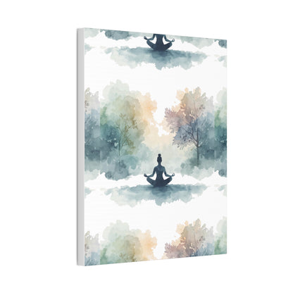 Peace Within Meditation Canvas Wall Art | Eco-Limited