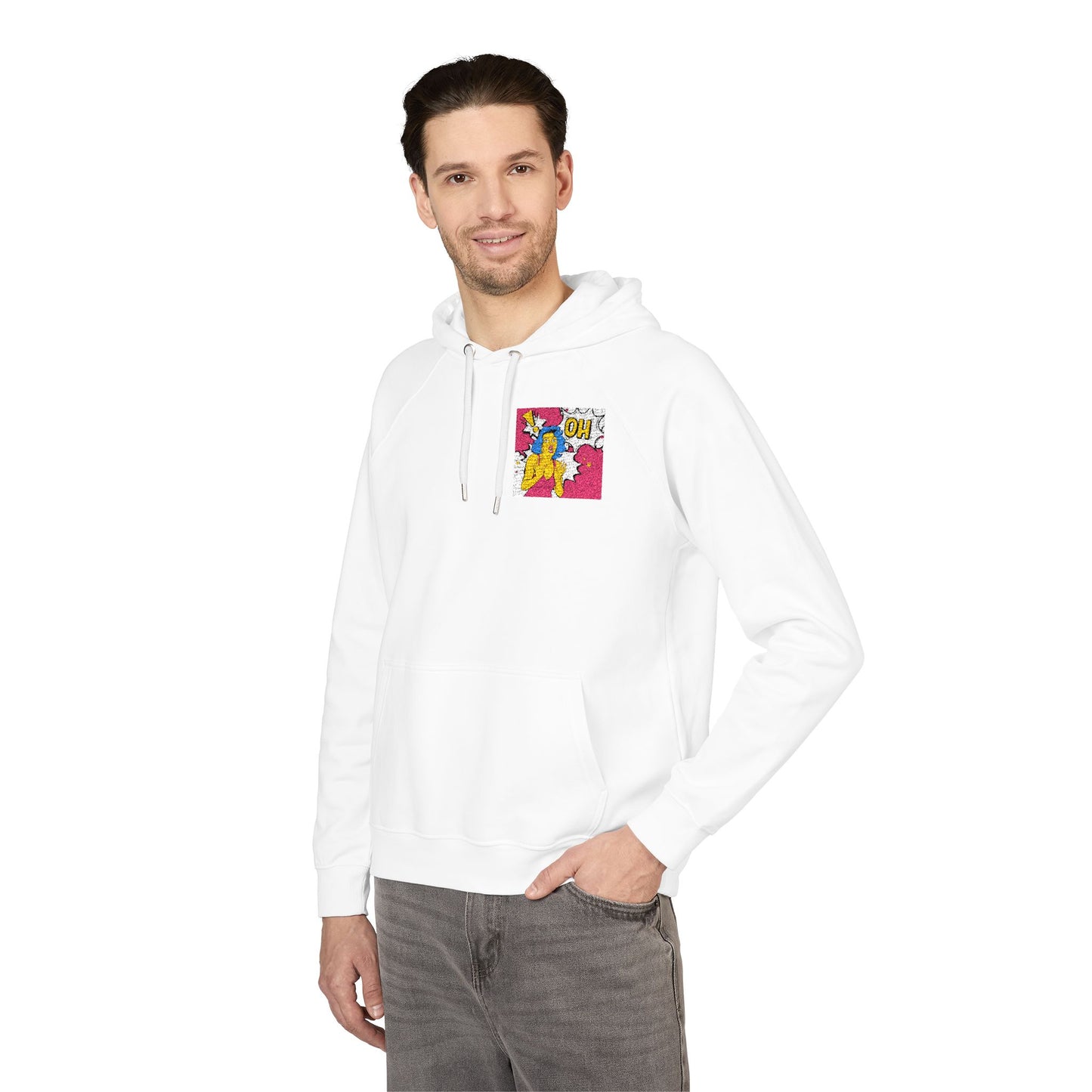 Organic Pop Art Hoodie | Eco-Limited