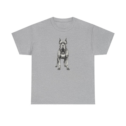 Cane Corso Sketch Minimal Art T-Shirt | Eco-Limited