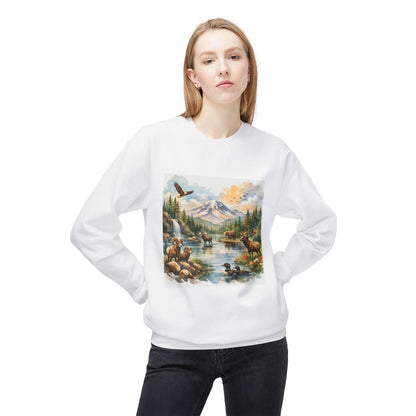 Wild American Landscape Graphic Sweater | Eco - Limited