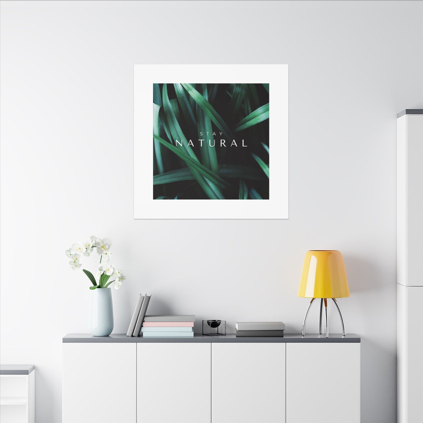 Stay Natural Botanical Canvas Wall Art