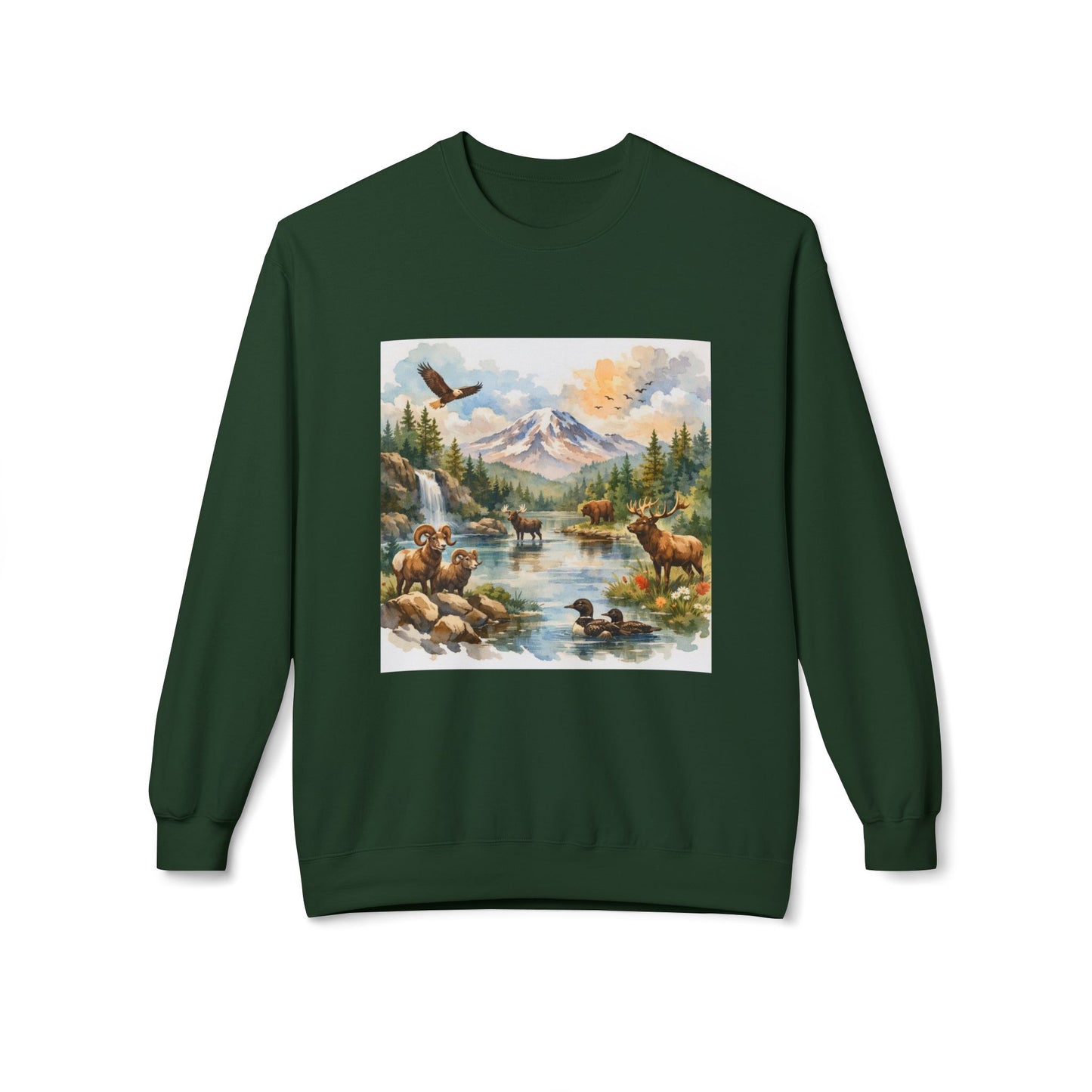 Wild American Landscape Graphic Sweater | Eco - Limited