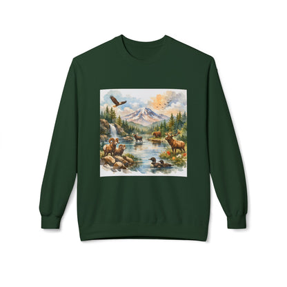 Wild American Landscape Graphic Sweater | Eco - Limited