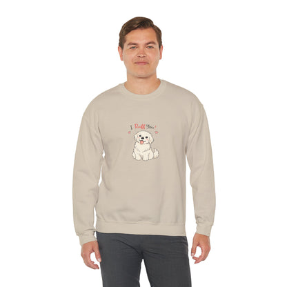 Ruff Love Puppy Graphic Sweatshirt | Eco-Limited