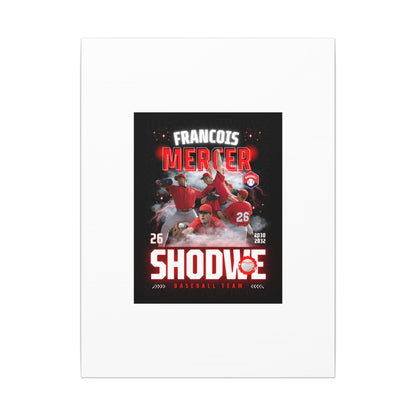 Baseball Team Player Poster