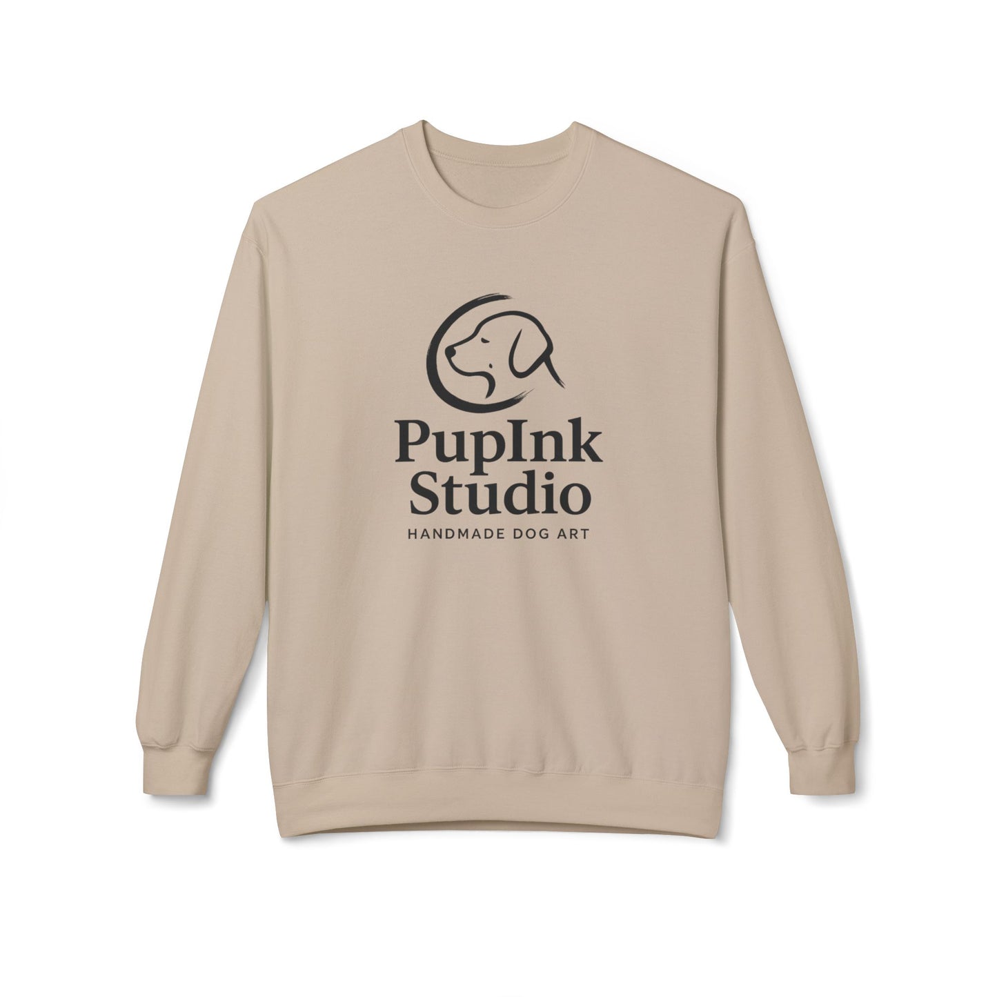 Handmade Dog Art Log Sweatshirt | Eco-Limited