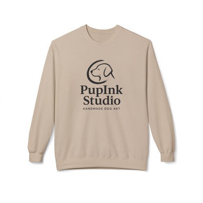 Handmade Dog Art Log Sweatshirt | Eco-Limited