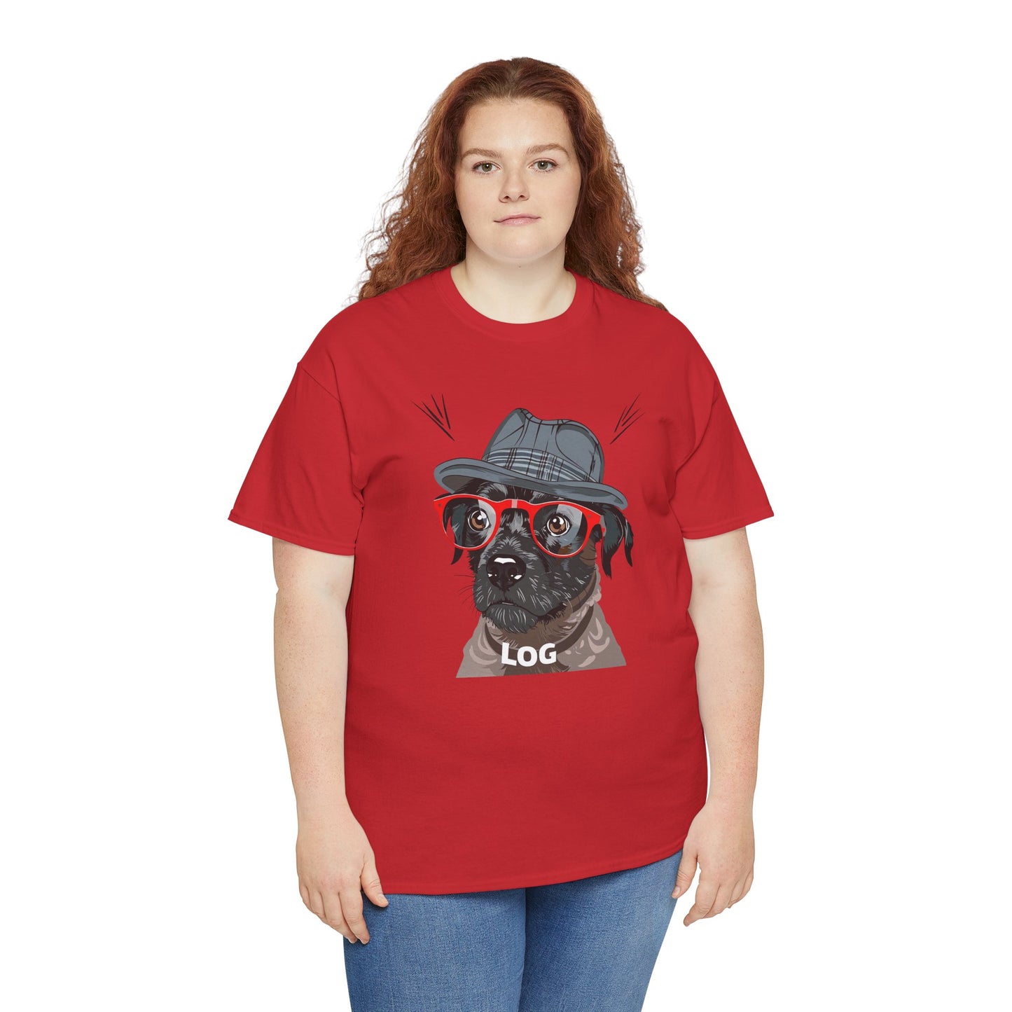 Hipster Dog Glasses T-Shirt | Eco-Limited