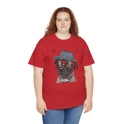 Hipster Dog Glasses T-Shirt | Eco-Limited