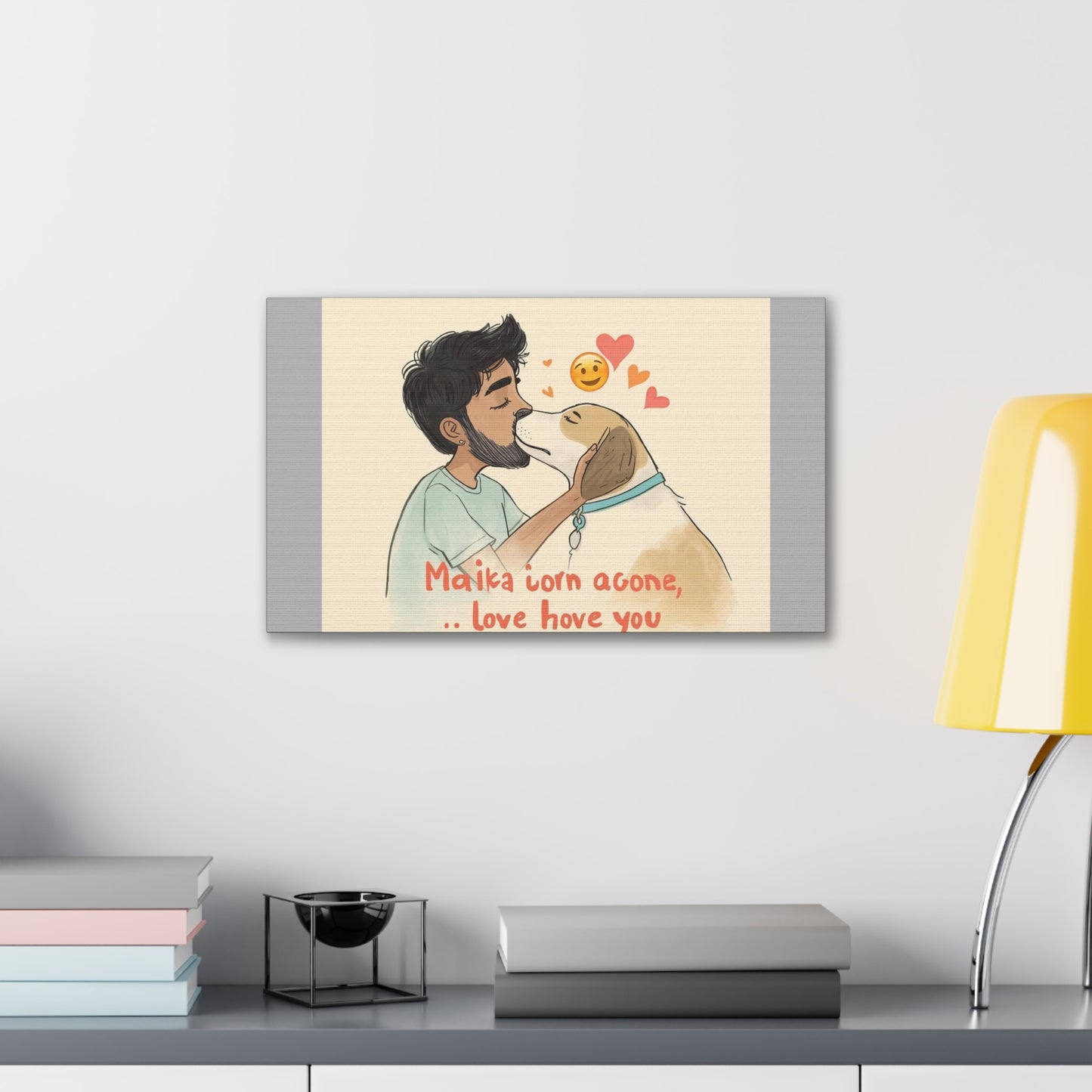 Love Never Leaves Canvas | Eco-Limited