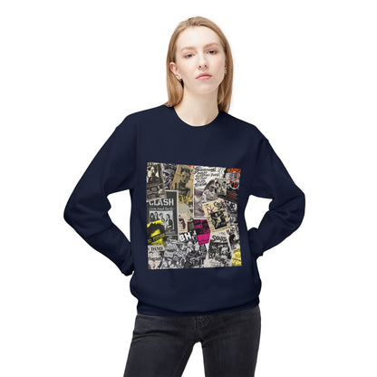 Punk Collage Art Graphic Sweatshirt | Eco-Limited