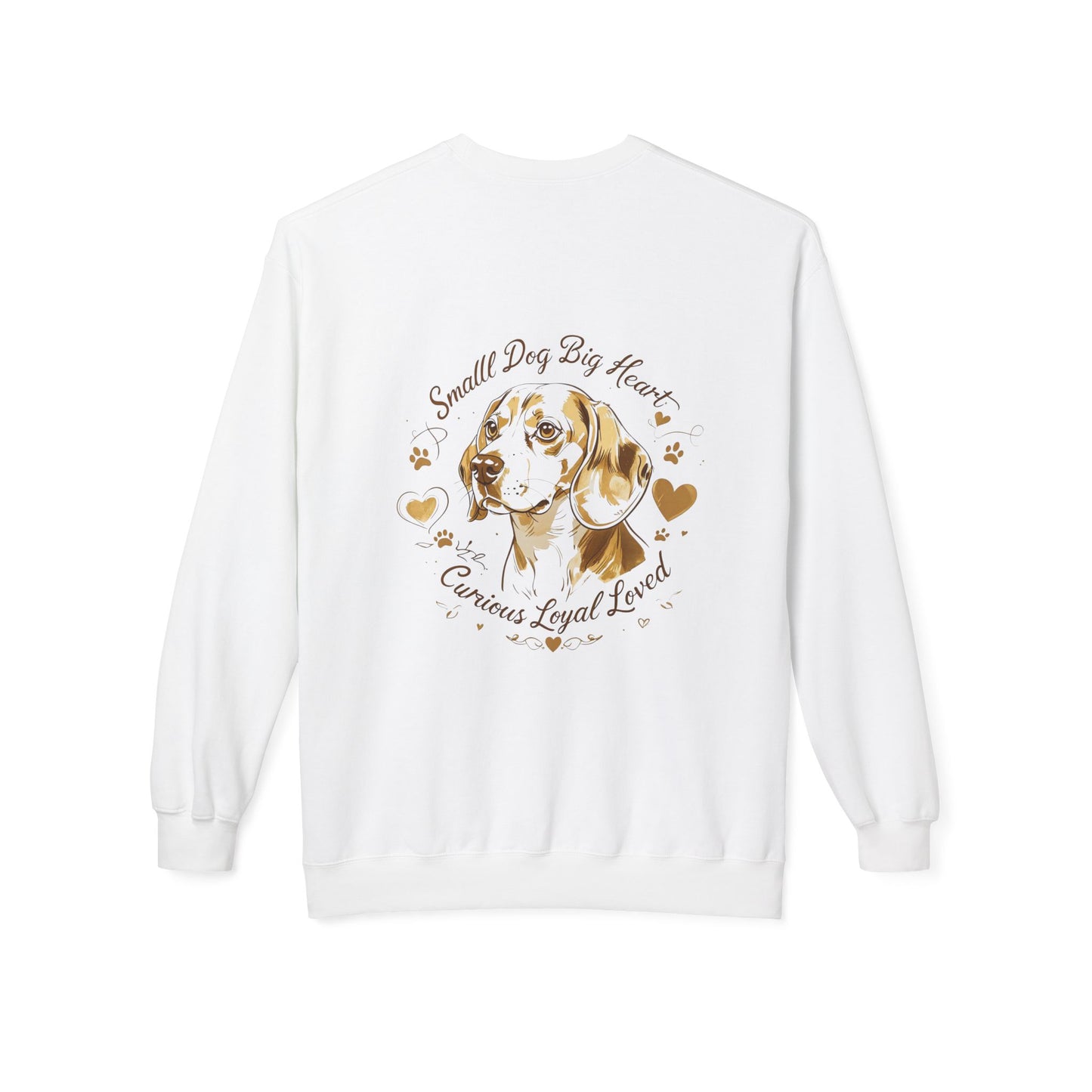 Beagle Small Dog Big Heart Sweater | Eco-Limited