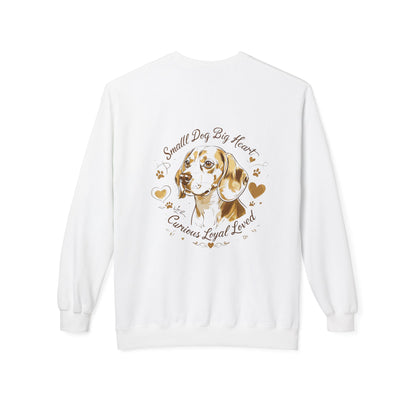 Beagle Small Dog Big Heart Sweater | Eco-Limited