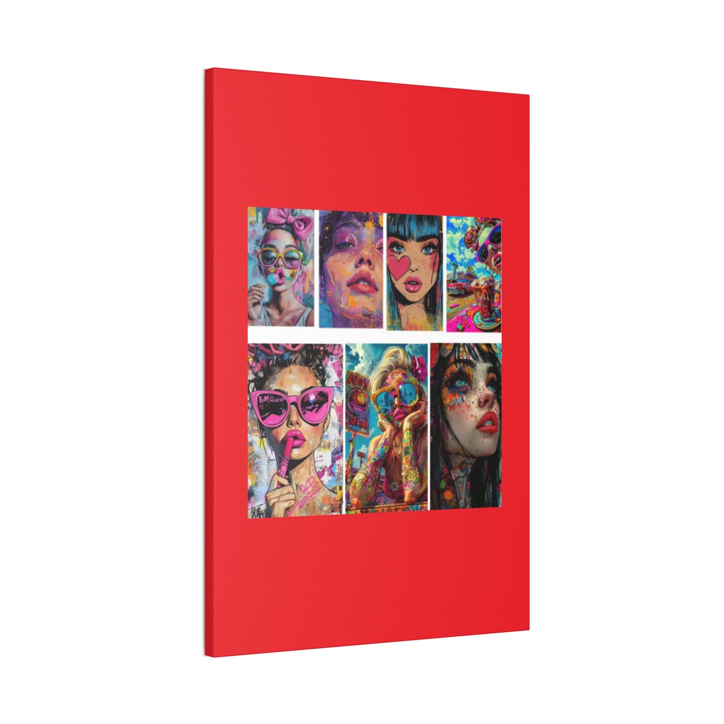 Pop Art Muse Canvas | Statement Wall Art